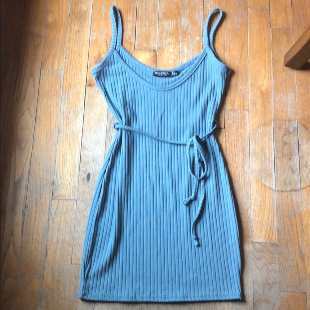 Nasty Gal blue tank dress